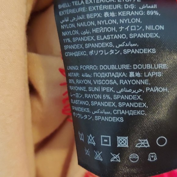 Sexy Bebe Fuchsia Lace Shift Dress Size XS - Picture 7 of 8